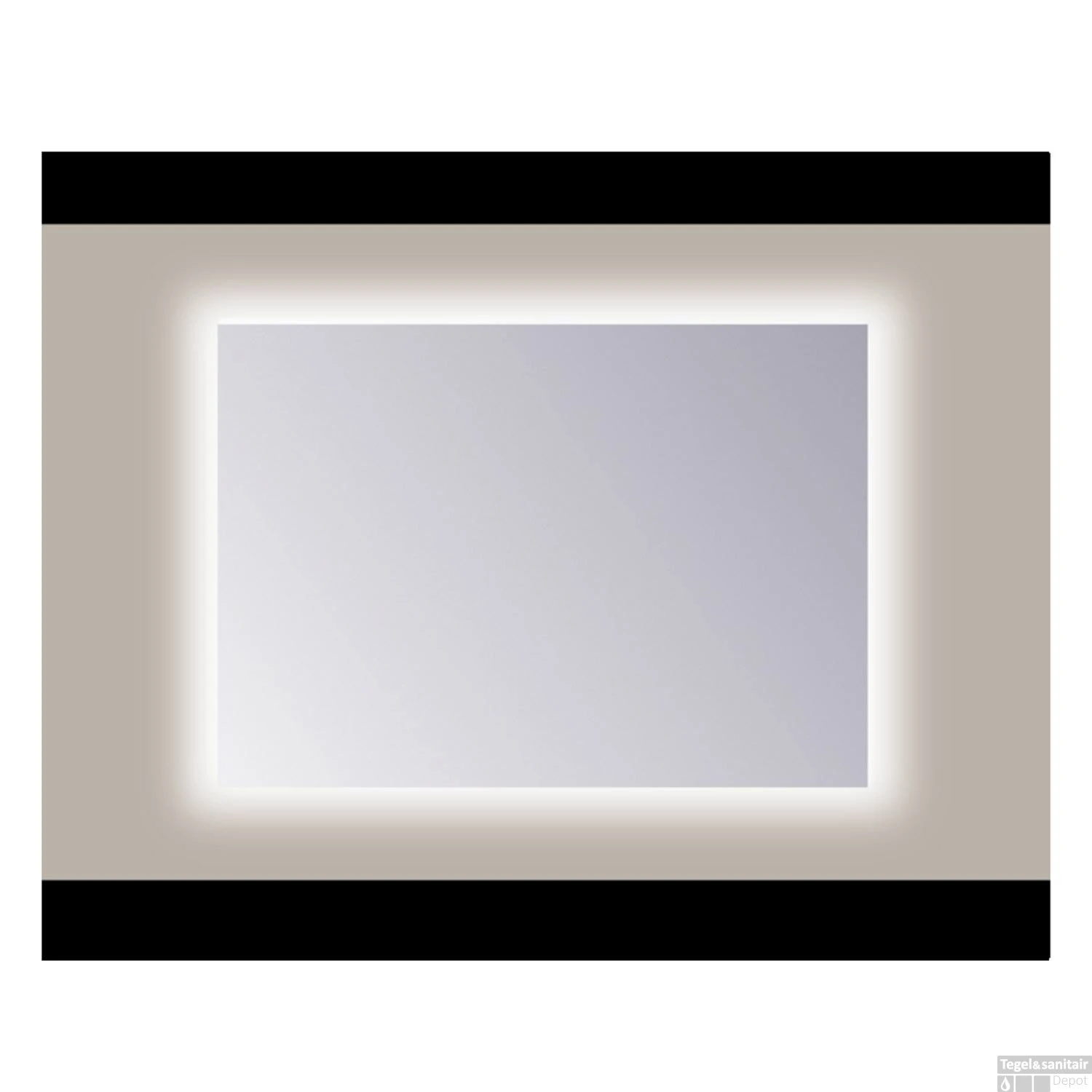 Spiegel Sanicare Q-mirrors Zonder Omlijsting 60 X 90 Cm Rondom Warm White LED PP Geslepen