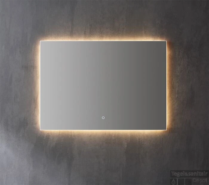 Spiegel Sanilux Decor Met Indirecte LED Verlichting 80x70 Cm - Afbeelding 2