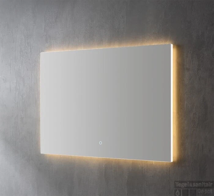 Spiegel Sanilux Decor Met Indirecte LED Verlichting 80x70 Cm
