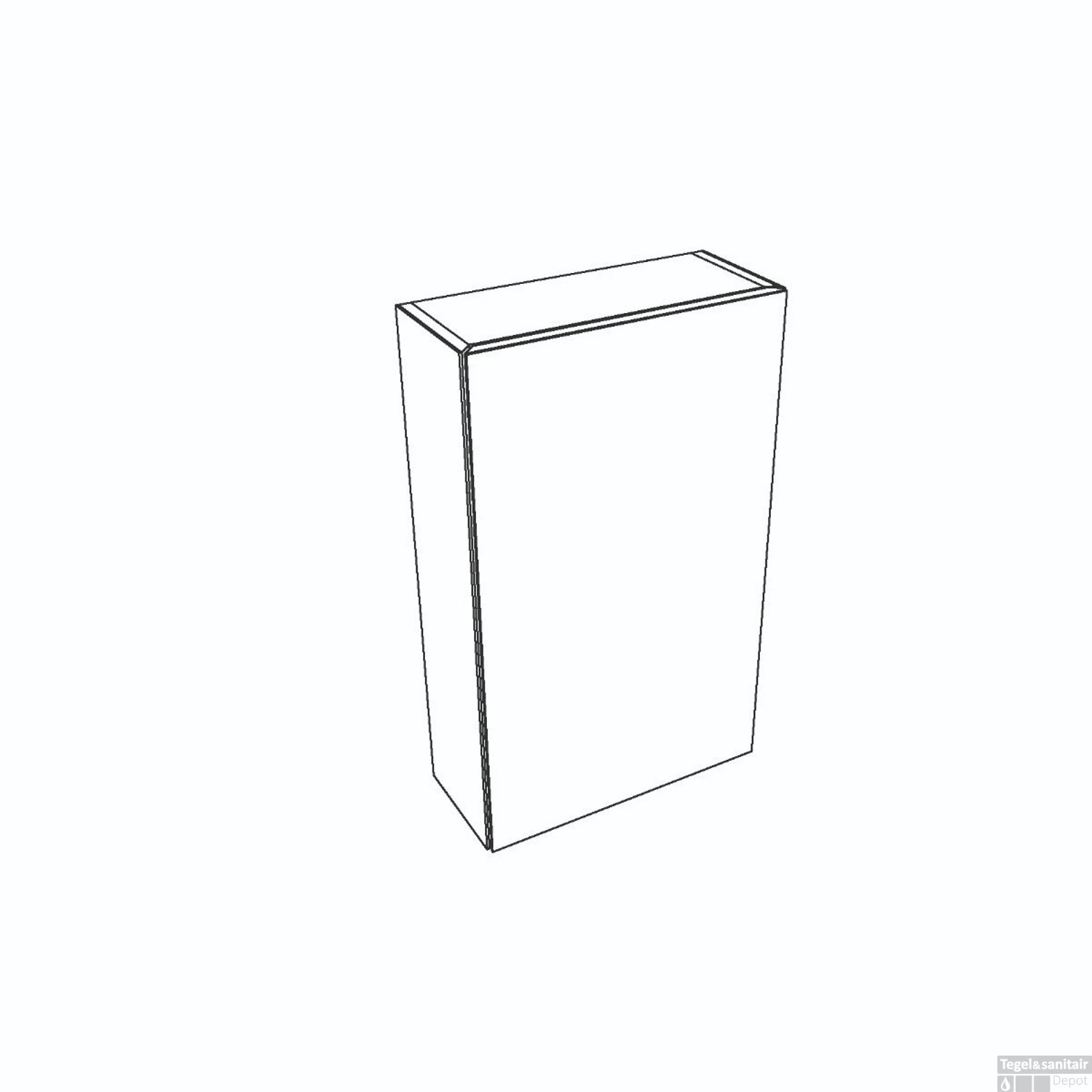 Spiegelkast Allibert Oslo 40 Cm Grijs 2 Spiegelkast Allibert Oslo 40 Cm Grijs - Afbeelding 2