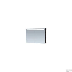 Spiegelkast Double Face Exclusive Line 100cm Hoogglans Zwart