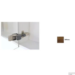 Spiegelkast Sanicare Qlassics 120 Cm 2 Spiegeldeuren Belluno Eiken -Winkel Voor Badkamerdouchebenodigdheden spiegelkast sanicare qlassics 120 cm 2 spiegeldeuren belluno eiken detail1