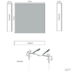 Spiegelkast Sanicare Qlassics 60 Cm 1 Deur Truffel-Eiken -Winkel Voor Badkamerdouchebenodigdheden spiegelkast sanicare qlassics 60 cm 1 deur truffel eiken tech