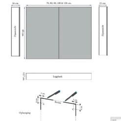 Spiegelkast Sanicare Qlassics 80 Cm 2 Deuren Zijdeglans Wit 13 Spiegelkast Sanicare Qlassics 80 Cm 2 Deuren Zijdeglans Wit -Winkel Voor Badkamerdouchebenodigdheden spiegelkast sanicare qlassics 80 cm 2 deuren zijdeglans wit tech