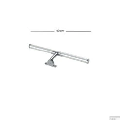 Spiegelverlichting Sanicare LED Londen 6 Watt 40 Cm Chroom -Winkel Voor Badkamerdouchebenodigdheden spiegelverlichting sanicare londen 40cm tech