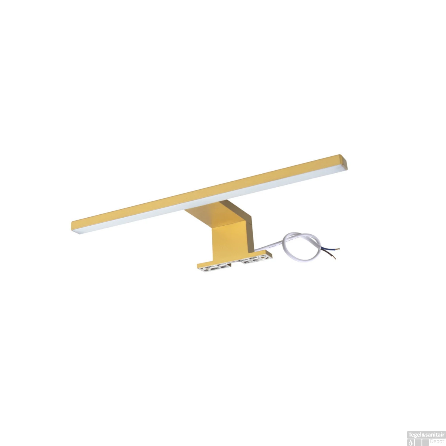 Spiegelverlichting Spiegelverlichting Sanicare LED Anna 80 Cm Goud 2 Spiegelverlichting Spiegelverlichting Sanicare LED Anna 80 Cm Goud - Afbeelding 2