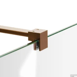 Doorloopdouche Compleet Just Creating Profielloos 120x200 Cm 120/30/30 Koper -Winkel Voor Badkamerdouchebenodigdheden stabilisatiestang just creating max 200 cm excl overige benodigheden koper shop 1 106