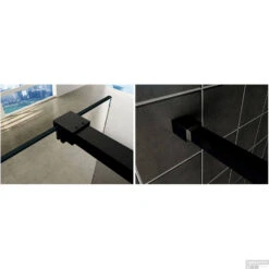 Stabilisatiestang Wiesbaden 120 Cm Mat Zwart -Winkel Voor Badkamerdouchebenodigdheden stabilisatiestang wiesbaden 120 cm mat zwart 20.3491