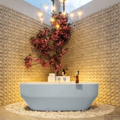 STONE Vrijstaand Bad 170x75cm Kleur Clay / Talc 13 STONE Vrijstaand Bad 170x75cm Kleur Clay / Talc -Winkel Voor Badkamerdouchebenodigdheden stone 3 00006