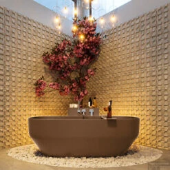 STONE Vrijstaand Bad 170x75cm Kleur Rust / Rust -Winkel Voor Badkamerdouchebenodigdheden stone 3 00024