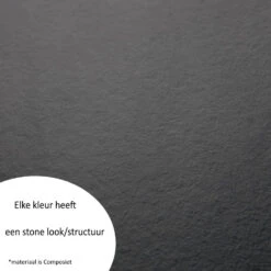 Douchebak Composiet Marmerlook Ardesia (In Meerdere Maten Beschikbaar) -Winkel Voor Badkamerdouchebenodigdheden stone antracite 1 4