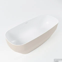 STONE Vrijstaand Bad 170x75cm Kleur Linen / Talc