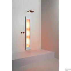 Sunshower Plus L Round Infrarood En UV-licht 185x33 Cm Inbouw - Opbouw Vlak Of Hoek White -Winkel Voor Badkamerdouchebenodigdheden sunshower oneplus l white inbouw ir geheel 2