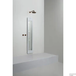 Sunshower Plus L Round Infrarood En UV-licht 185x33 Cm Inbouw - Opbouw Vlak Of Hoek White -Winkel Voor Badkamerdouchebenodigdheden sunshower oneplus l white inbouw uit geheel 2