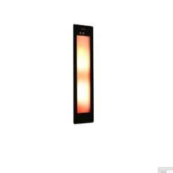 Sunshower Plus M Round Infrarood En UV-licht 140x33 Cm Inbouw - Opbouw Vlak Of Hoek Black