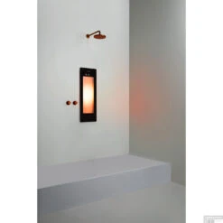 Sunshower Plus S Round Infrarood En UV-licht 95x33 Cm Inbouw - Opbouw Vlak Of Hoek Black -Winkel Voor Badkamerdouchebenodigdheden sunshower oneplus s black inbouw ir geheel 2