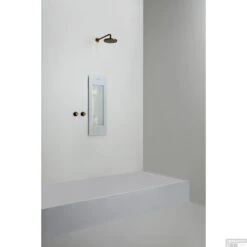 Sunshower One S Round Infrarood 95x33 Cm Inbouw - Opbouw Vlak Of Hoek White -Winkel Voor Badkamerdouchebenodigdheden sunshower oneplus s white inbouw uit geheel