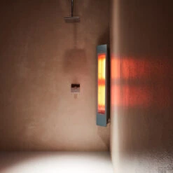 Sunshower Pure Solo Grey Infrarood Opbouwapparaat 20x124x18 Cm Aluminium Grijs