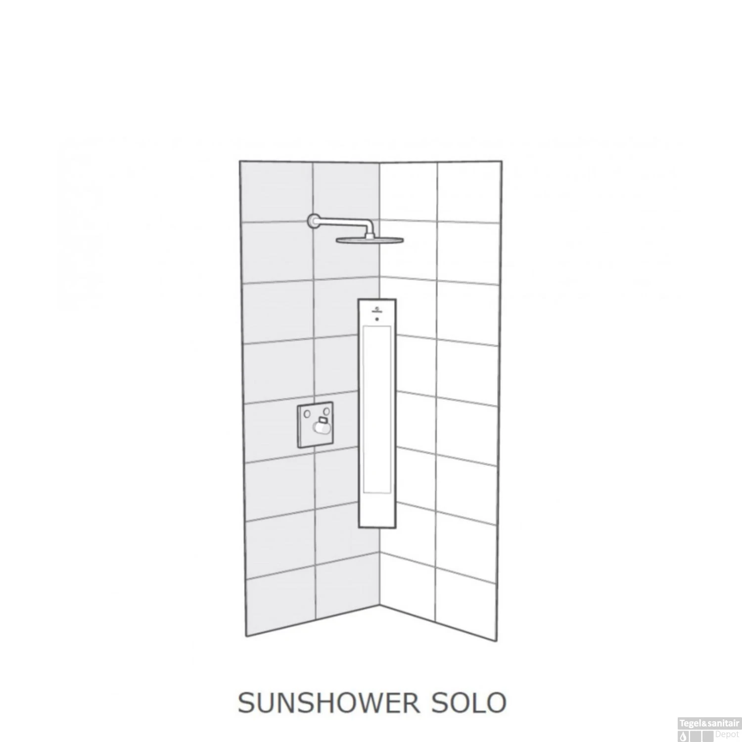 Sunshower Pure Solo White Infrarood Opbouwapparaat 20x125x18 Cm Aluminium Wit 8 Sunshower Pure Solo White Infrarood Opbouwapparaat 20x125x18 Cm Aluminium Wit - Afbeelding 8