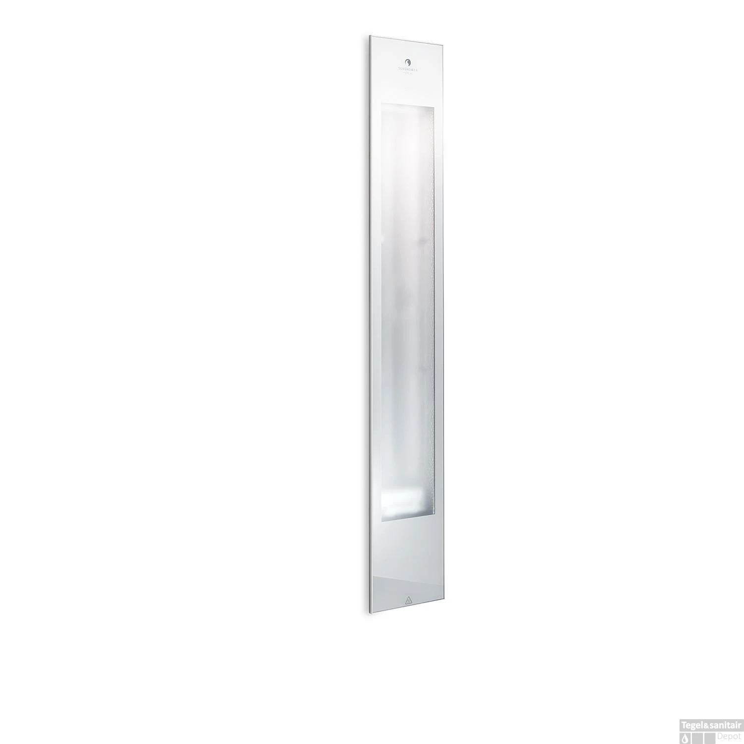 Sunshower Pure XL 2.0 White Infrarood Inbouwapparaat 19.9x123.8x10 Cm Aluminium Wit
