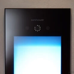 Sunshower Pure XL 2.0 Black Infrarood Inbouwapparaat 19.9x123.8x10 Cm Aluminium Zwart 7 Sunshower Pure XL 2.0 Black Infrarood Inbouwapparaat 19.9x123.8x10 Cm Aluminium Zwart -Winkel Voor Badkamerdouchebenodigdheden sunshower uv black display
