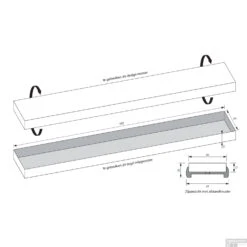 Tegelinlegrooster Brauer Chrome Edition Omkeerbaar Tbv Douchegoot STD/W/PS 70x7 Cm Inclusief Afstandhouders -Winkel Voor Badkamerdouchebenodigdheden tegelinlegrooster brauer rvs omkeerbaar tbv douchegoot std w ps 70x7 cm inclusief afstandhouders tec
