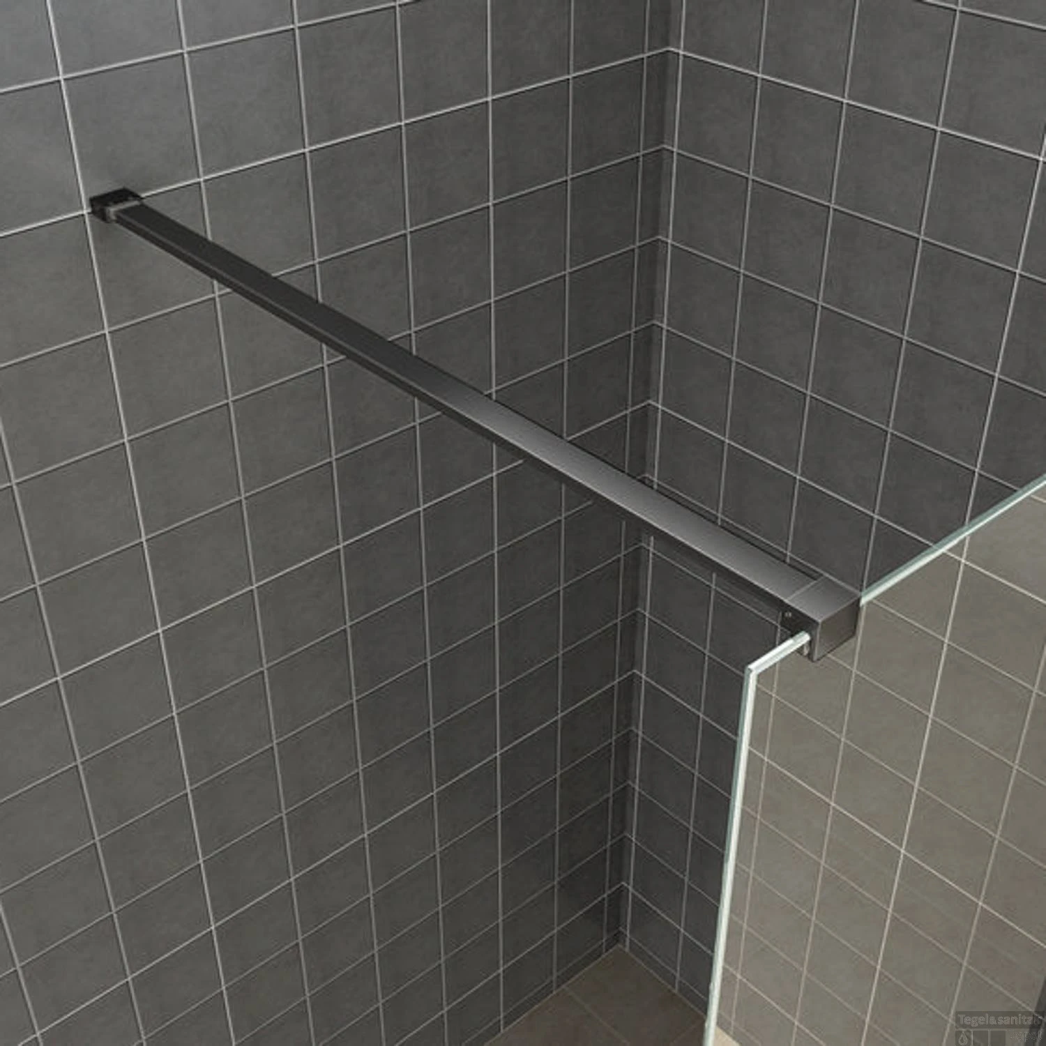 Vierkante Stabilisatiestang 100 Cm Mat Zwart (complete Set) 1 Vierkante Stabilisatiestang 100 Cm Mat Zwart (complete Set)