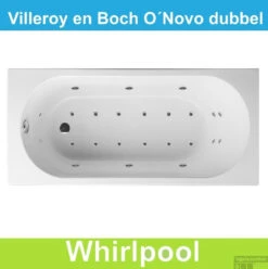 Ligbad Villeroy & Boch O.novo 170x75 Cm Balboa Whirlpool Systeem Dubbel
