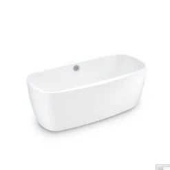 Vrijstaand Ligbad Boss & Wessing Eloise 170x80x57 Cm Met Badwaste Acryl Wit