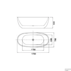 Winkel Voor Badkamerdouchebenodigdheden -Winkel Voor Badkamerdouchebenodigdheden vrijstaand bad best design moderna acryl 170x78x60cm mat wit 4006520 tech