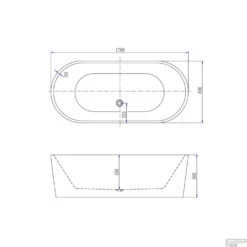 Vrijstaand Bad Luca Sanitair Primo 178x78x56cm Acryl Glans Wit CR 7 Vrijstaand Bad Luca Sanitair Primo 178x78x56cm Acryl Glans Wit CR -Winkel Voor Badkamerdouchebenodigdheden vrijstaand bad luca sanitair primo 178x78x56cm acryl glans wit lupa1780cr tech