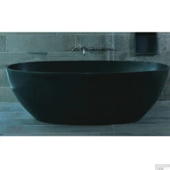 Vrijstaand Bad Luca Sanitair Vasca 180x80x60cm Solid Surface Antraciet -Winkel Voor Badkamerdouchebenodigdheden vrijstaand bad luca sanitair vasca 180x80x60cm solid surface antraciet luva1800a