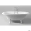 Vrijstaand Bad Sapho Regata 175x85x61 Cm Wit Met Leeuwenpoten Wit