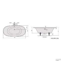 Vrijstaand Bad Sapho Regata 175x85x61 Cm Wit Met Leeuwenpoten Wit -Winkel Voor Badkamerdouchebenodigdheden vrijstaand bad sapho regata 175x85x61 cm wit met leeuwenpoten wit sph10221 tech