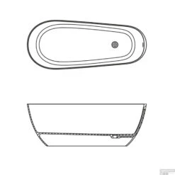 Vrijstaand Ligbad Allibert Galena 170x70x60 Cm Langwerpig Mat Wit -Winkel Voor Badkamerdouchebenodigdheden vrijstaand ligbad allibert galena 170x70x60 cm langwerpig mat wit tec1