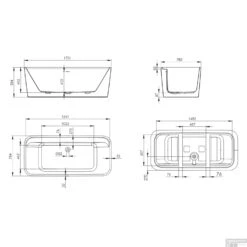 Vrijstaand Ligbad Allibert Kolora 170,1x78,2x58,4 Cm Mat Groen -Winkel Voor Badkamerdouchebenodigdheden vrijstaand ligbad allibert kolora 170 1x78 2x58 4 cm mat groen tec