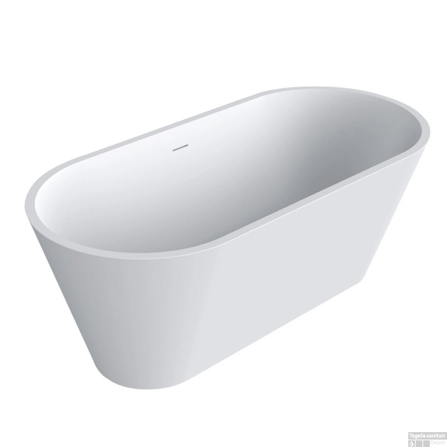 Vrijstaand Bad Best Design Mooi 170x80x64 Cm Solid Surface Mat Wit 1 Vrijstaand Bad Best Design Mooi 170x80x64 Cm Solid Surface Mat Wit