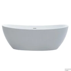 Vrijstaand Bad Best Design Orto 180x85x64 Cm Solid Surface Mat Wit