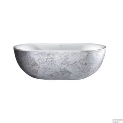 Vrijstaandbad Best Design Nicelook 180x86x60 Cm Zilver