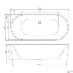 Vrijstaande Whirlpool Wiesbaden Libero 178x80x58.5 Cm Luchtsysteem Met Gunmetal Jets Glans Wit 7 Vrijstaande Whirlpool Wiesbaden Libero 178x80x58.5 Cm Luchtsysteem Met Gunmetal Jets Glans Wit -Winkel Voor Badkamerdouchebenodigdheden vrijstaande whirlpool wiesbaden libero 178x80x58.5 cm luchtsysteem met gunmetal jets glans wit tech