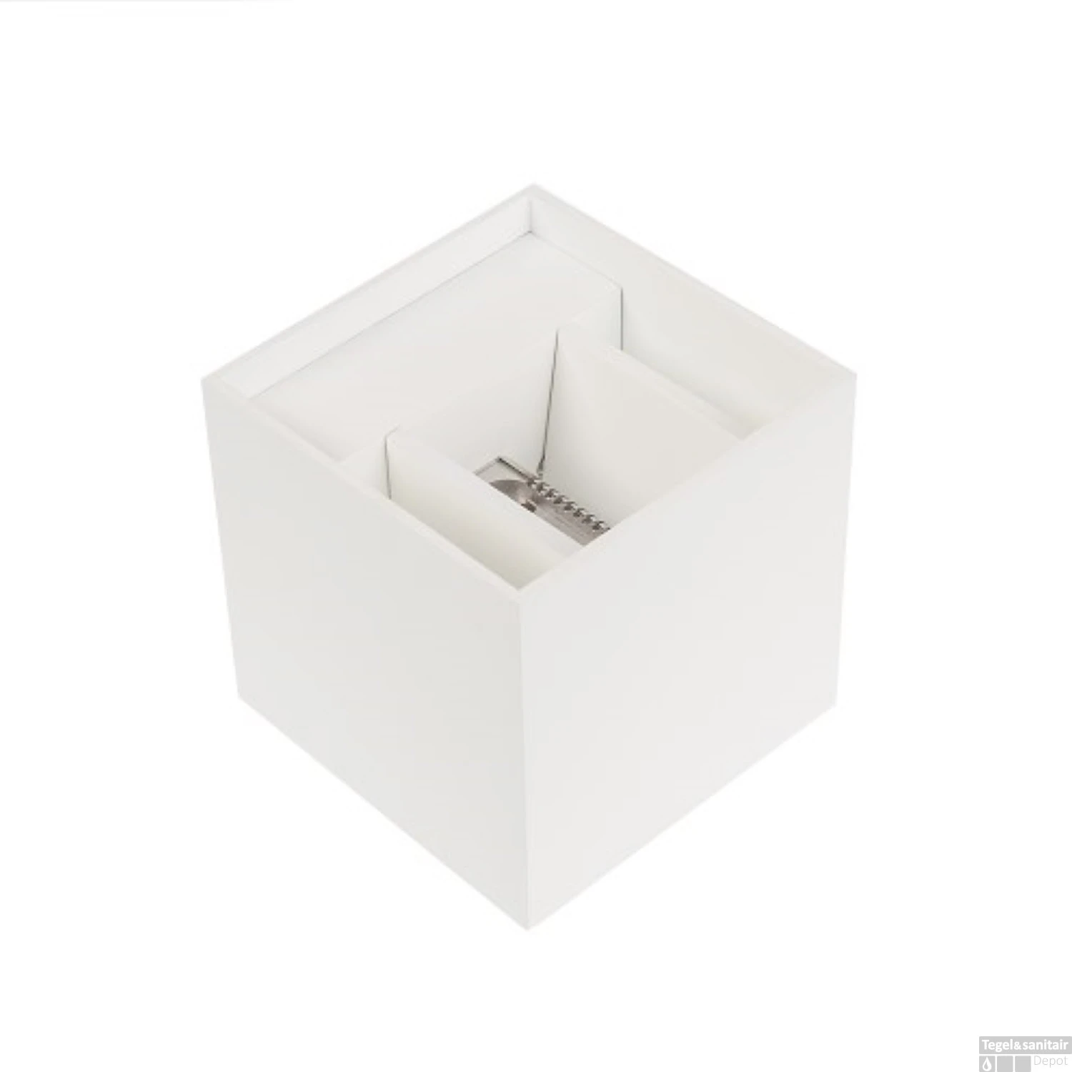 Wandlamp Met LED-Verlichting NJOY Cube Wit 6 Watt 1 Wandlamp Met LED-Verlichting NJOY Cube Wit 6 Watt