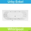 Whirlpool Boss & Wessing Urby Jetline 190x90 Cm Enkel Systeem Geborsteld RVS