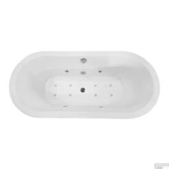 Whirlpool BWS Vrijstaand Ligbad Inclusief Waste Chroom 170x80x59 Cm Wit -Winkel Voor Badkamerdouchebenodigdheden whirlpool bws vrijstaand ligbad inclusief waste chroom 170x80x59 cm wit 2