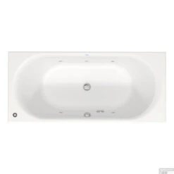 Whirlpool Duravit D-Neo Inbouw Duo 180x80x48.5 Cm Wit