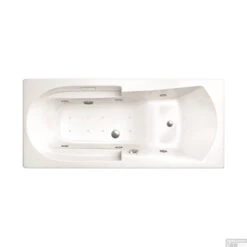 Whirlpoolbad Allibert Moovance Essentia 180x80x53 Cm Incl. Poten Wit