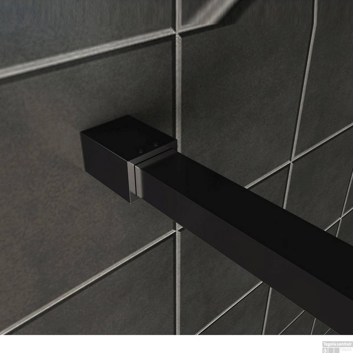 Vierkante Stabilisatiestang 100 Cm Mat Zwart (complete Set) 3 Vierkante Stabilisatiestang 100 Cm Mat Zwart (complete Set) - Afbeelding 3