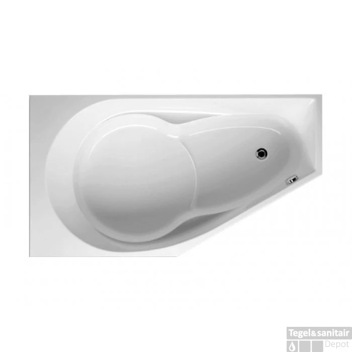 Ligbad Riho Yukon 160 X 90 Cm RECHTS Wit 1 Ligbad Riho Yukon 160 X 90 Cm RECHTS Wit