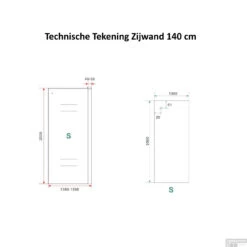 BWS Douchecabine Softclose 2.0 100x140 Cm Met Nisdeur En Zijwand 8mm Aluminium NANO Coating 9 BWS Douchecabine Softclose 2.0 100x140 Cm Met Nisdeur En Zijwand 8mm Aluminium NANO Coating -Winkel Voor Badkamerdouchebenodigdheden zijwand 140 tech 3