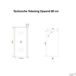 BWS Douchecabine Softclose 2.0 100x80 Cm Met Nisdeur En Zijwand 8mm Aluminium NANO Coating 9 BWS Douchecabine Softclose 2.0 100x80 Cm Met Nisdeur En Zijwand 8mm Aluminium NANO Coating -Winkel Voor Badkamerdouchebenodigdheden zijwand 80 tech 3