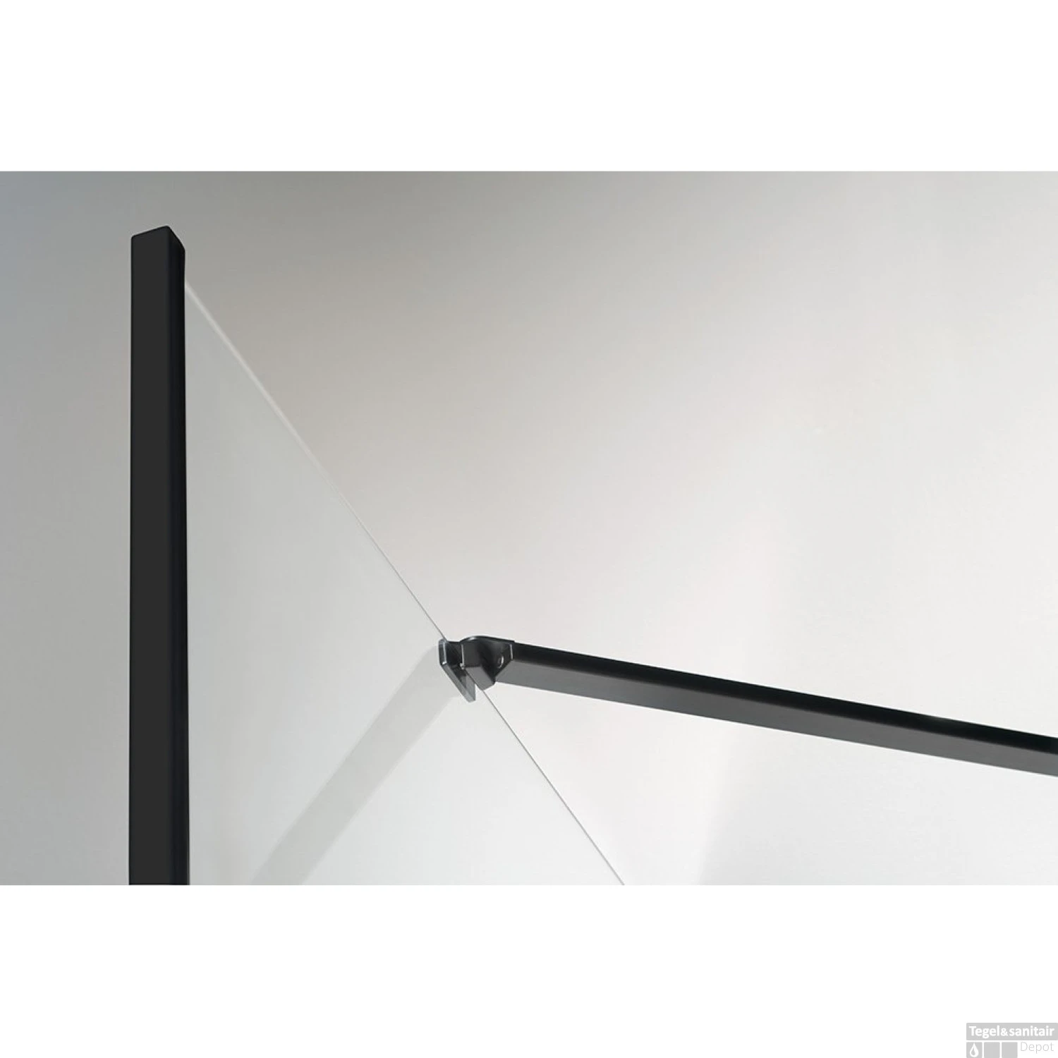 Douchecabine Sapho Zoom Line Black Draaideur 90x90 Cm 6 Mm Gecoat Glas Mat Zwart 5 Douchecabine Sapho Zoom Line Black Draaideur 90x90 Cm 6 Mm Gecoat Glas Mat Zwart - Afbeelding 5